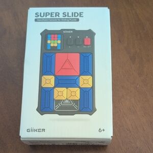 Super Slide Handheld Puzzle Console - Black, Blue, Red